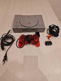 Console PlayStation 1 grigia Completa