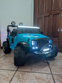 Jeep Elettrica per Bambini SX1718-Nuova-LUCI LED
