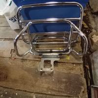 Portapacchi cromato per vespa