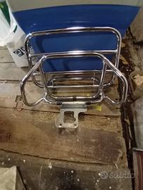 Portapacchi cromato per vespa