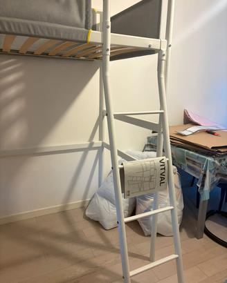 struttura letto a soppalco singolo ikea