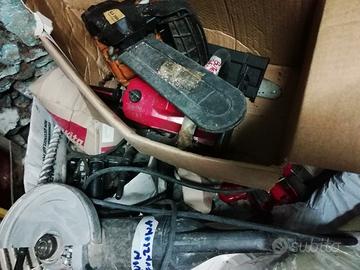 Flex, motosega, martello demolitore