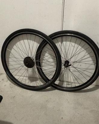 RUOTE DA 28” ANTER. POSTER.COMPLETE PER CITY BIKE