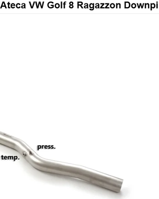 DOWNPIPE RAGAZZON 50.0948.80 PER GOLF MK8 R S3 8Y