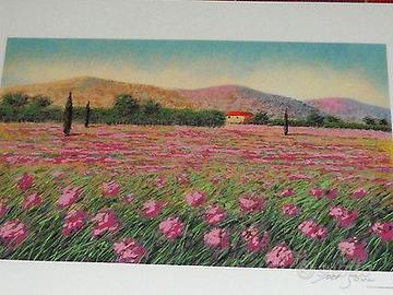 Serigrafia materica di Mario Soave