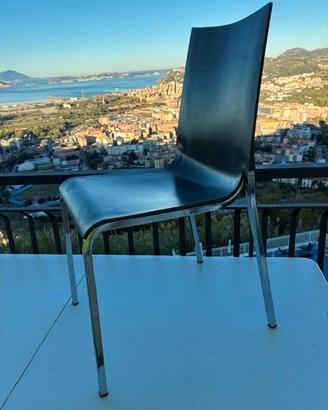 4 Sedie Eva Bontempi Grigio Antracite