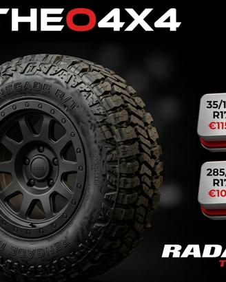 RADAR 35-12,50R17  X WRANGLER ecc...