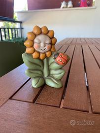 Girasole Thun con coccinella, 12 cm