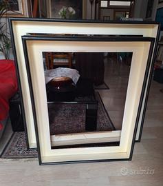 Cornici in legno colore bianco