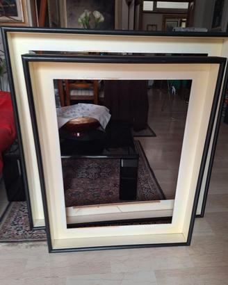 Cornici in legno colore bianco