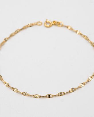 Bracciale in oro giallo 18 kt traversina A.309