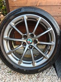 4 cerchi lega 17 alfa romeo giulia giulietta