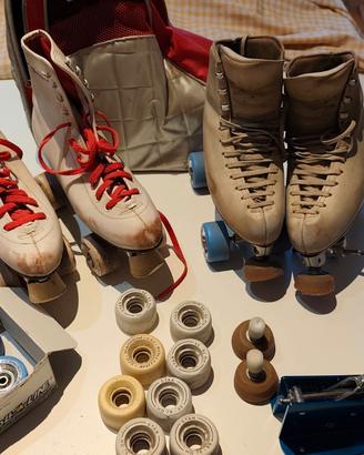 Coppia di pattini con accessori