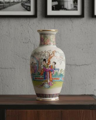 Vaso Vintage Stile Cinese Made in Italy 