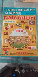 album Panini Calciatori 1969/70 vuoto con 120 fig.