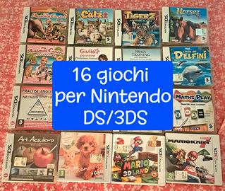16 giochi per Nintendo DS e 3DS  (trattabile)