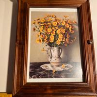 Mobiletto portachiavi in legno dipinto