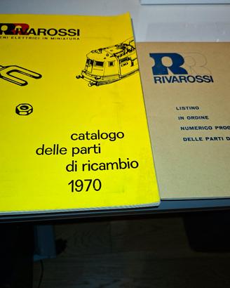 Rivarossi Catalogo parti di ricambio 1970 e listin