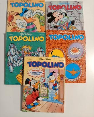 Set 5 fumetti di topolino anno 1994 