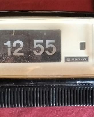 SANYO 6CA T45Z radiosveglia vintage anni '70