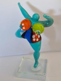 Statuetta in vetro di murano di Massimo Quaglietta