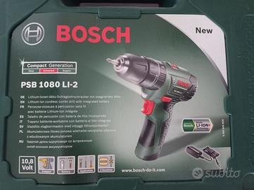 BOSCH PSB 1080 LI TRAPANO AVVITATORE con batteria 