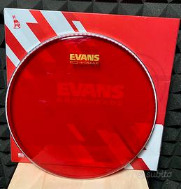 Pelle Batteria Tom Evans Hydraulic Red 13”