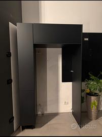 Mobile per frigo Life Cucine – Nero opaco