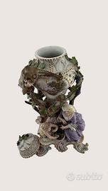Vaso pot-pourri in porcellana Meissen