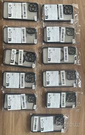 Cover iPhone vari modelli trasparenti bordo nero