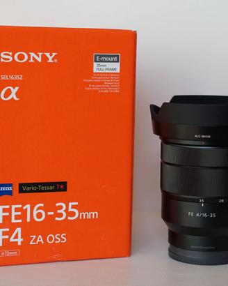 Ottica Sony SEL1635Z 16-35 f4 per E-Mount Alpha