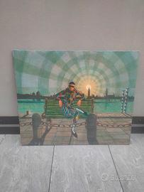 grande quadro Luigi Mezzadri Arlecchino 