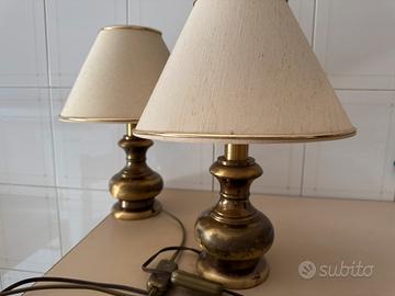 Lampade (coppia) da comodino (“abat-jour”)