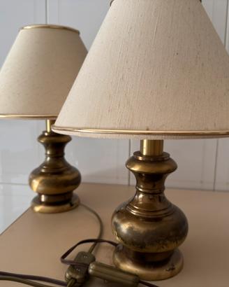 Lampade (coppia) da comodino (“abat-jour”)
