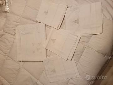 Lenzuola ricamate a mano