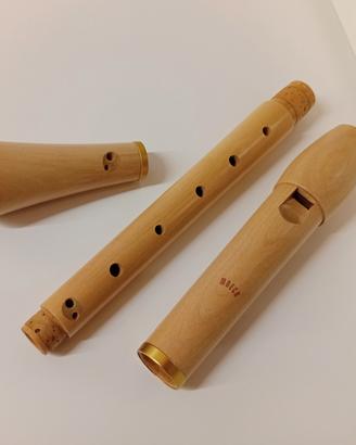 flauto dolce contralto moeck in legno di acero