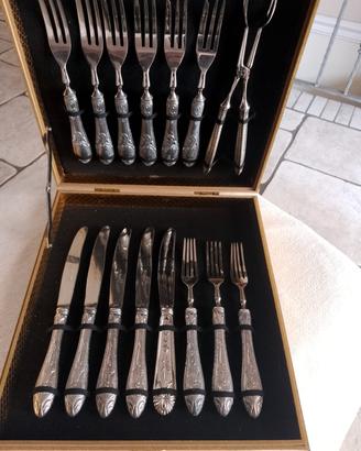 Set posate argento 800 
