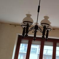 lampadario in bronzo 