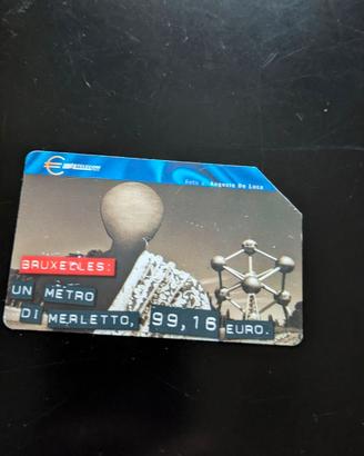 Scheda telefonica: Capitali dell'Euro - Bruxelles