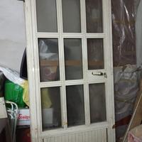 Portoncino ingresso stile inglese in alluminio