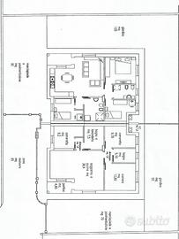Villetta a schiera in bifamiliare