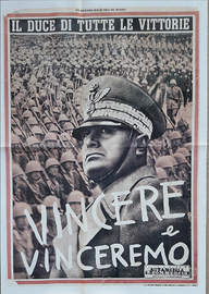 MANIFESTI ALLE MEDAGLIE D'ORO e PROPAG. DUCE