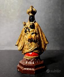 Statuetta Madonna nera di Tindari vintage