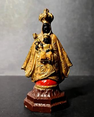Statuetta Madonna nera di Tindari vintage