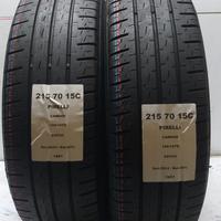 2 GOMME 215 70 15C PIRELLI A1881