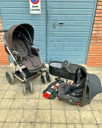 Passeggino trio ovetto con base isofix