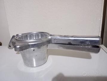 Spremiagrumi manuale in alluminio, vintage