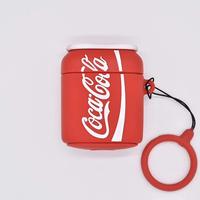 Cover 3D Silicone Coca Cola Custodia  Airpods 1&2