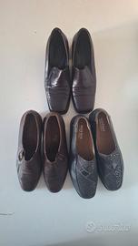 Lotto 3 Paia Mocassini Donna Vintage N.39/40