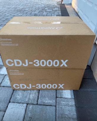CDJ 3000 X . ALPHA THETA  PIONEER nuovi